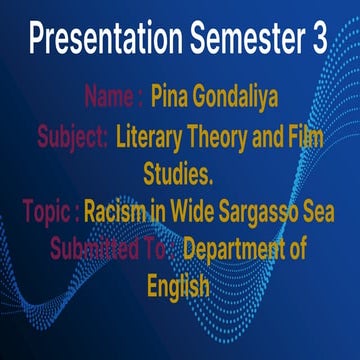 Racism in jean rhys's wide sargasso sea 