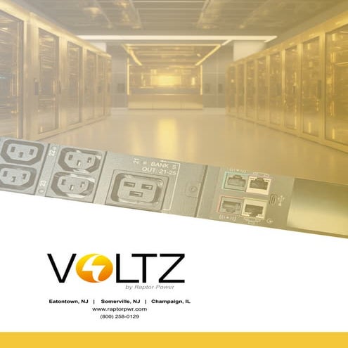 VOLTZ rPDU Brochure - Voltz Rack PDU - Data Rack PDU