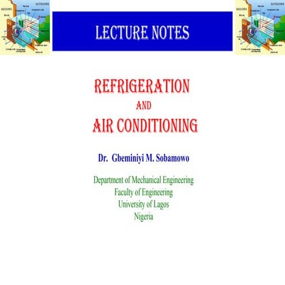 RefrigerationAirConditioning TOTAL LECTUREPPT.ppt