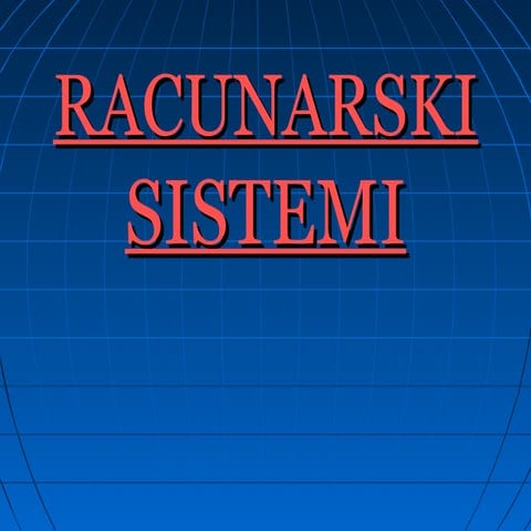 Racunarski sistem bojana i dunja