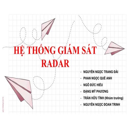 Lý thuyết cơ bản về Radar
