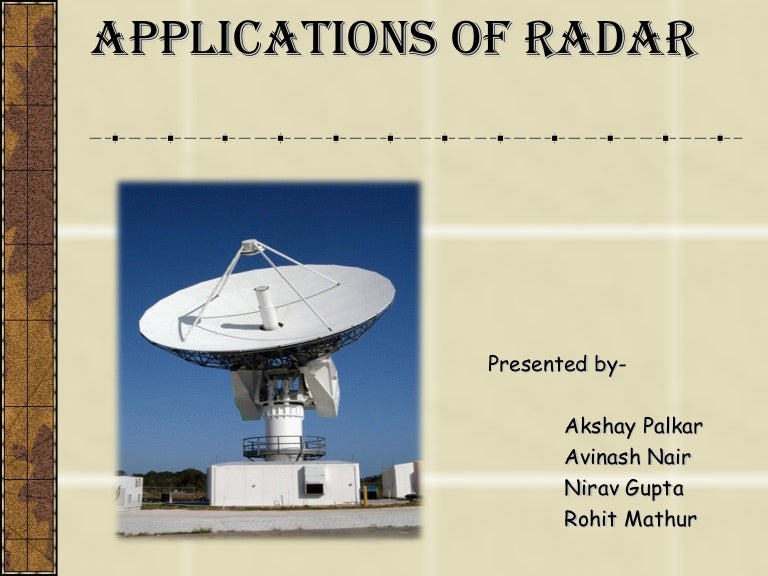 Radar Application