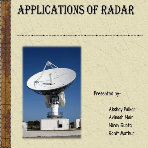 Radar Application