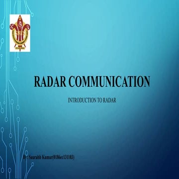 Radar communication