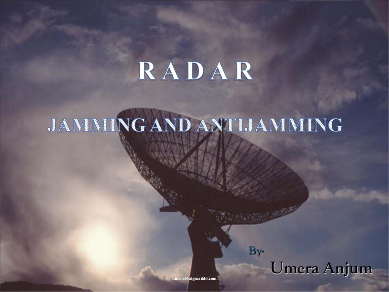 RADAR Jamming and AntiJamming