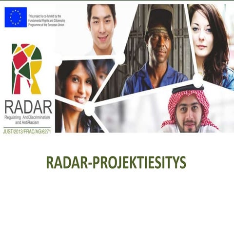 Radar project presentation in Finnish