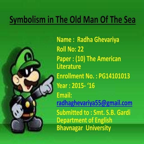  symbolism in the old man of the sea