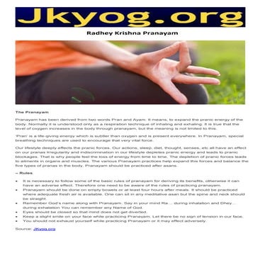 Radhey krishna pranayam