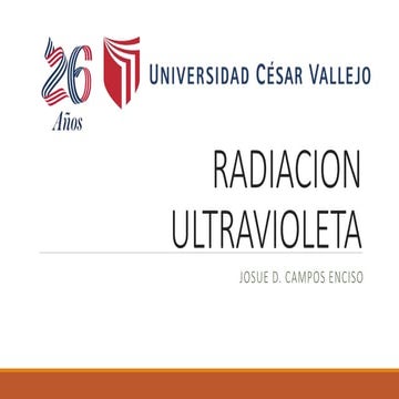 Radiacion ultravioleta