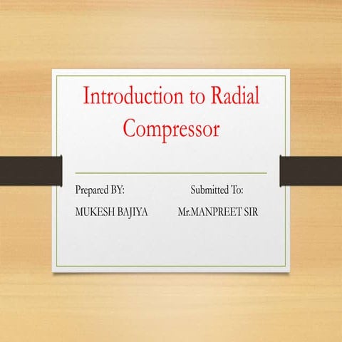 Radial compressor.pptx mm