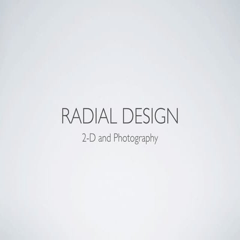 Radial design and balance