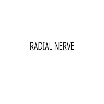 radial nerve examination.     Hsuen .pptx