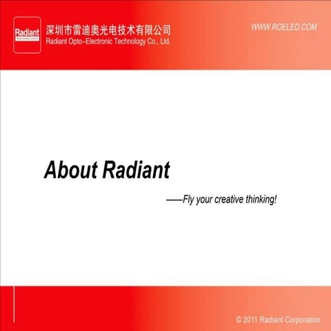 Radiant LED Curtain | PPTX