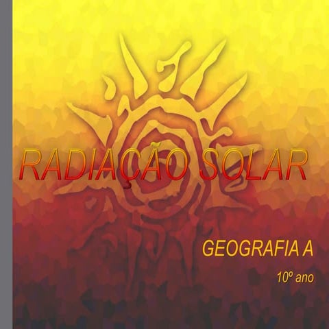 Radiação solar.2014