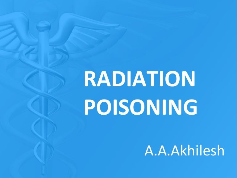 Radiation poisoning introduction