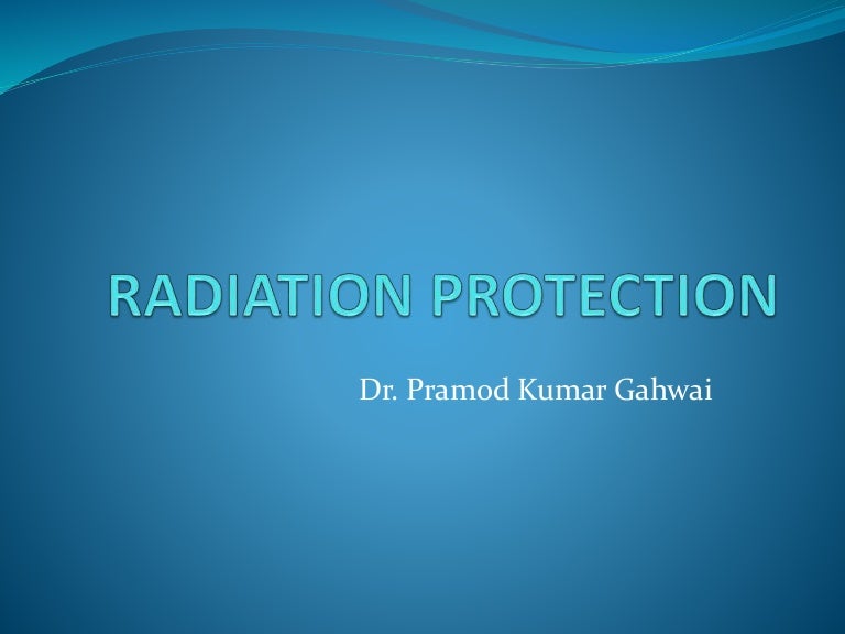 Radiation protection (1)