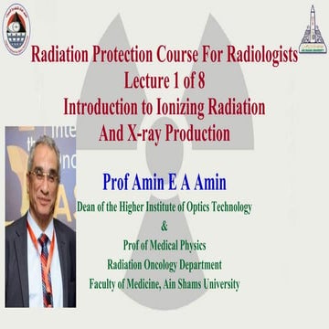 Radiation protection course for radiologists L1 | PDF