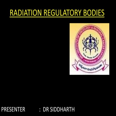 Radiation regulatory bodies