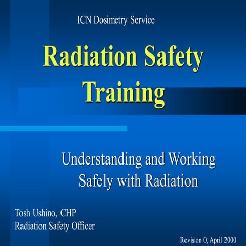 Radiation Safety for radiation industrypdf