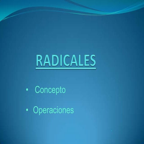 Radicales