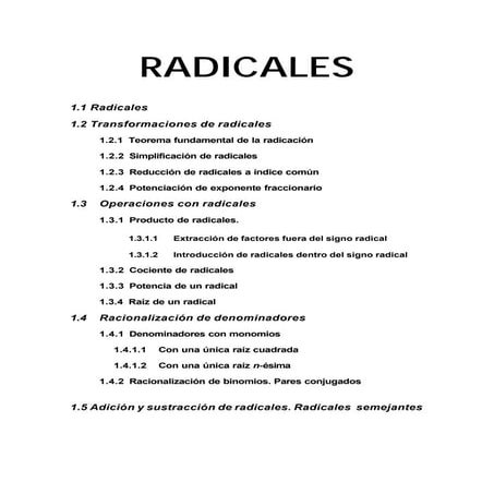 Radicales