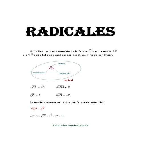 Radicales