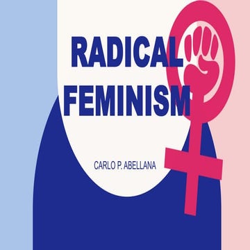 Radical Feminism PPT
