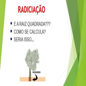 Radiciação 2015 (professora Simone)