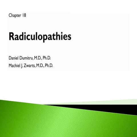 Radiculopathies