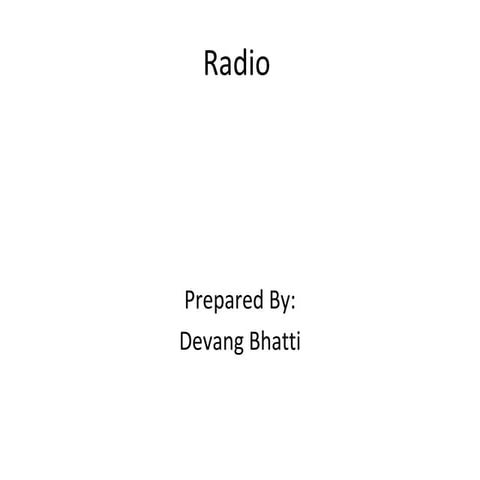 Radio