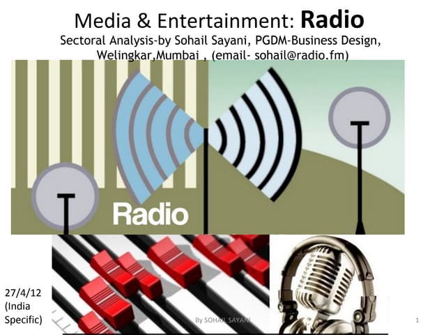 FM & Radio in India-sectoral analys...