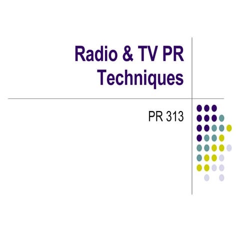 Radio Tv Pr Techniques