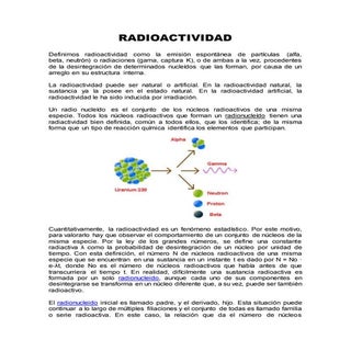 Radioactividad