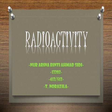Radioactivity