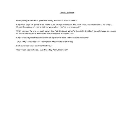 RadioTrailer Script | DOCX