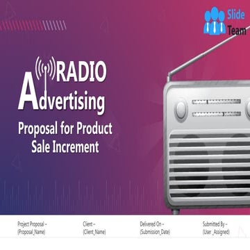 Radio Advertising Proposal For Product Sale Increment PowerPoint Presentation...