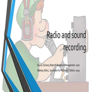 Radio and sound recording