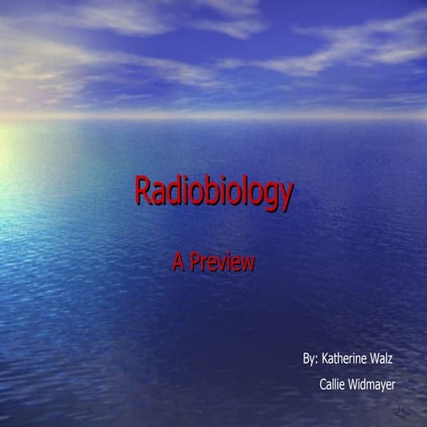 Radiation Therapy