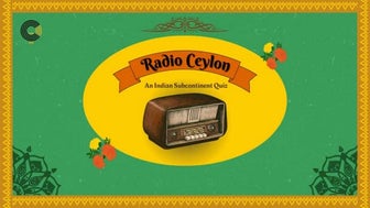 Radio Ceylon - Indian Subcontinent Quiz Prelims