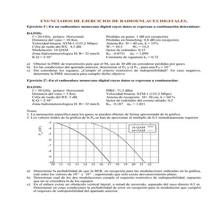 Radioenlaces ejercicios propuestos