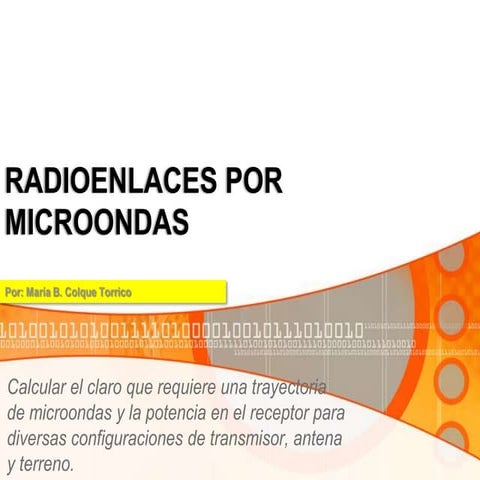 Radioenlaces microondas