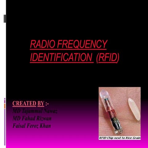 RFID - Radio frequency identification Device