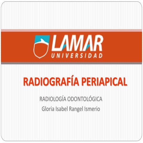 Radiografía periapical