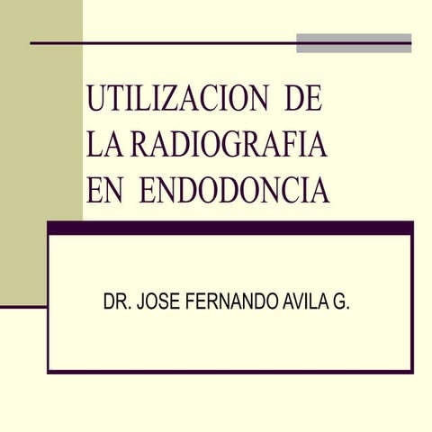 Radiografia en-endodoncia