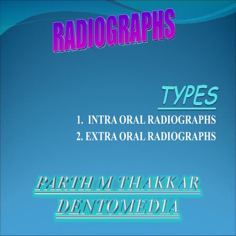 Radiographs | PPT
