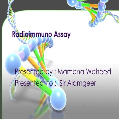 Radioimmuno assay 