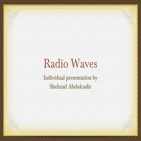 Shehzad Individual Radio Presentation