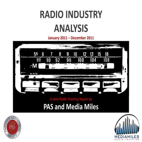 Pakistan Radio Industry Report 2011