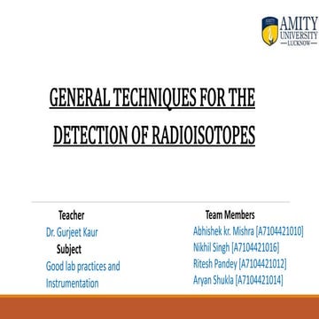 Radioisotopes