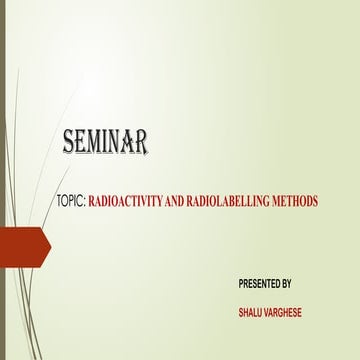 RADIOLABELLING TECHNIQUES M.Sc. Zoology pptx